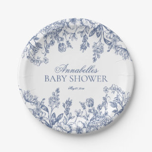 Assiettes En Carton Décoration de dessert pour Baby Shower avec Chinoi