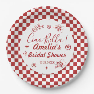 Assiettes En Carton Décoration de fête personnalisée à la main Ciao Be