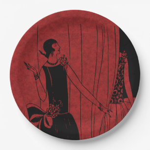 Assiettes En Carton Défilé de mode des années 1920
