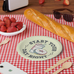 Assiettes En Carton Délice matinal