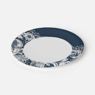 Assiettes En Carton Dentelle blanche 2