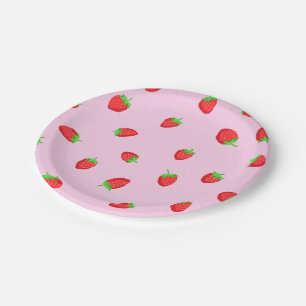 Assiettes En Carton Des Fraise Plates