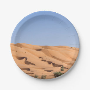 Assiettes En Carton Désert de Wahiba Sands - Oman