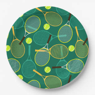 Assiettes En Carton Design de tennis