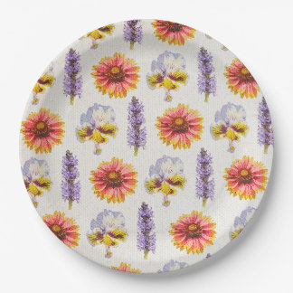 Assiettes En Carton Design floral