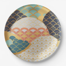 Design traditionnel japonais coloré en céramique