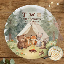 Deux dans les bois Joyeux campeur 2e anniversaire