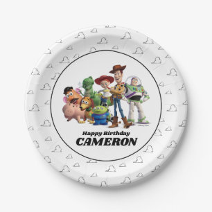 Assiettes En Carton Deux infinies et au-delà Toy Story 2e anniversaire