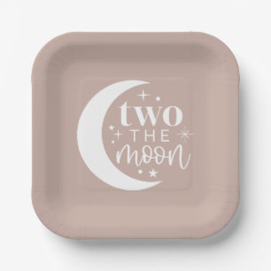 Assiettes En Carton Deux La Lune Blush