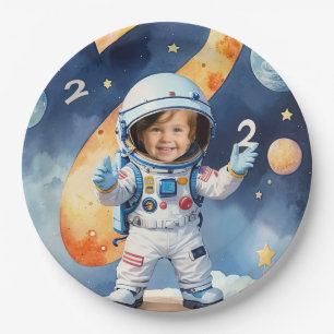 Assiettes En Carton Deux lune fête d'anniversaire 2