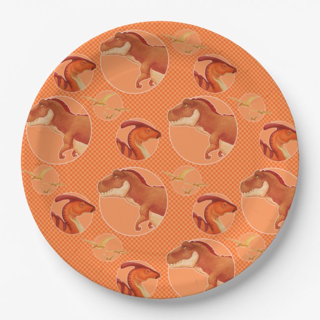 Assiettes En Carton Dino Plates & Bowls (Devant)