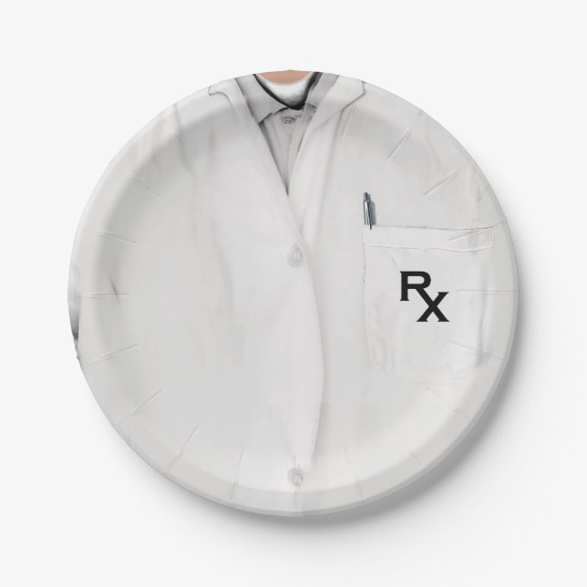 Assiettes En Carton Diplôme d'une école de pharmacie (Devant)