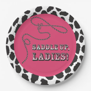 Assiettes En Carton Disco Cowgirl Bachelorte Party