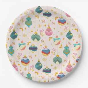 Assiettes En Carton Disney Princess Christma Motif de l'ornement