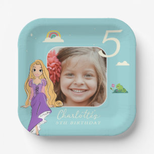 Assiettes En Carton Disney Princess Rapunzel Girls Plaque Papier d'ann