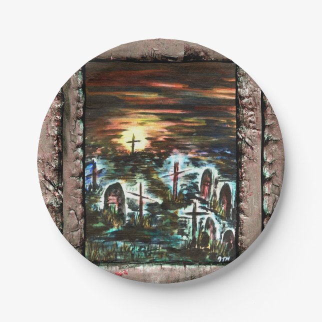 Assiettes En Carton Distant Light (Devant)