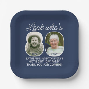 Assiettes En Carton do-it-yourself couleurs ・ Regardez qui est 80 Anni