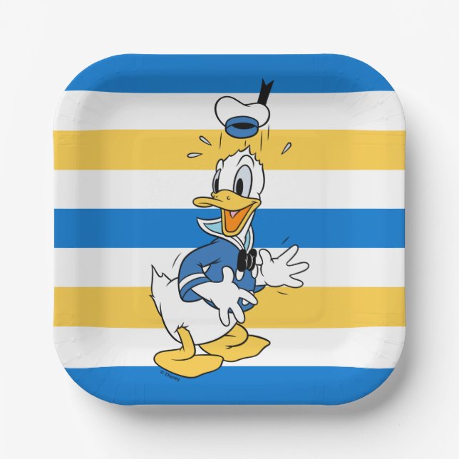 Assiettes En Carton Donald Duck Surprise (Recto)