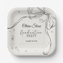 Doodle Style Senior Graduation Party Hand Drawn