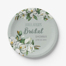 Douce Mariage Fleurie Magnolia Shower à l'aquarell