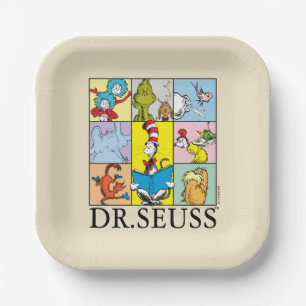 Assiettes En Carton Dr. Seuss Histoires Graphiques
