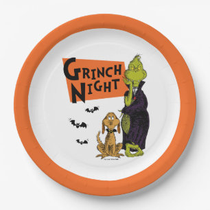 Assiettes En Carton Dr. Seuss Nuit Grinch Halloween Graphique