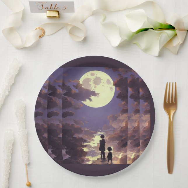 Assiettes En Carton Dracula Junior (Mariage)