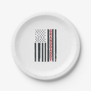 Assiettes En Carton Drapeau américain Granddaddy Design patriotique vi