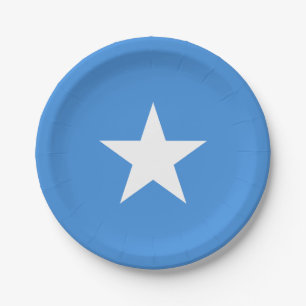 Assiettes En Carton Drapeau de la Somalie