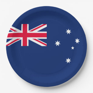 Assiettes En Carton Drapeau de l'Australie