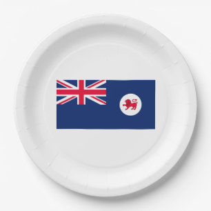 Assiettes En Carton Drapeau de Tasmanie (Tasmanie) (État australien)