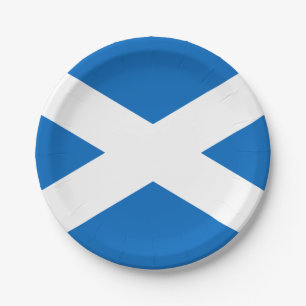 Assiettes En Carton Drapeau des plaques à papier de l'Ecosse