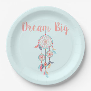 Assiettes En Carton Dream Big Dreamcatcher Bohemian Dream Catcher