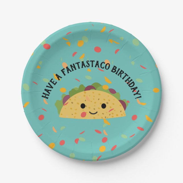 Assiettes En Carton Drôle Avoir Fantastaco Anniversaire Cute Kawaii Ta (Devant)
