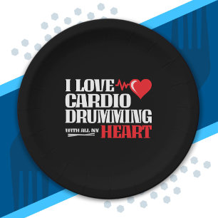Assiettes En Carton Drôle Citation Cardio Drumming Fitness Motivation
