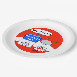 Assiettes En Carton Drôle Hallelujah Cartoon Christian Church Pique-n