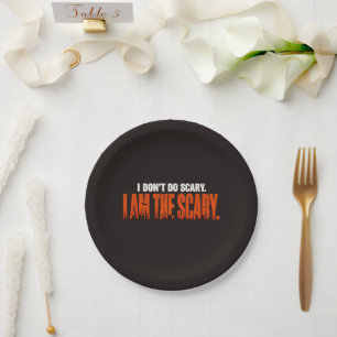 Assiettes En Carton Drôle Je Suis La Citation Effrayante Halloween Épo