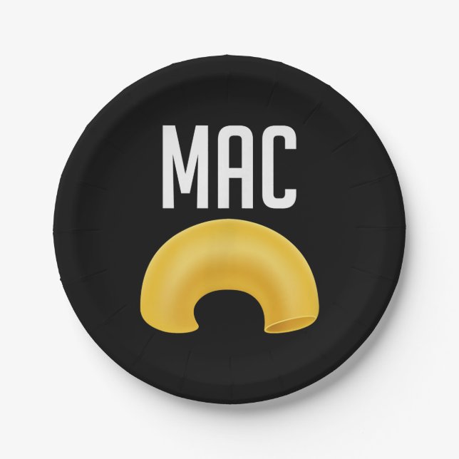 Assiettes En Carton Drôle Matching Macaroni Et Halloween Fromage (Devant)