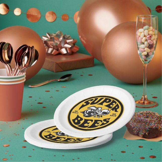 Assiettes En Carton Drôle Mopar Super Abee Plaques de papier (Multi)