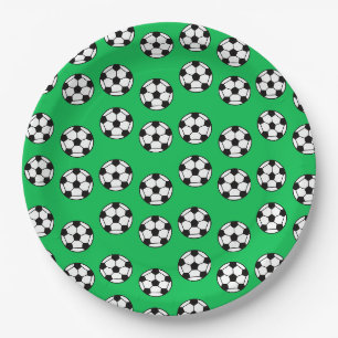 Assiettes En Carton Drôle Motif de balle de football