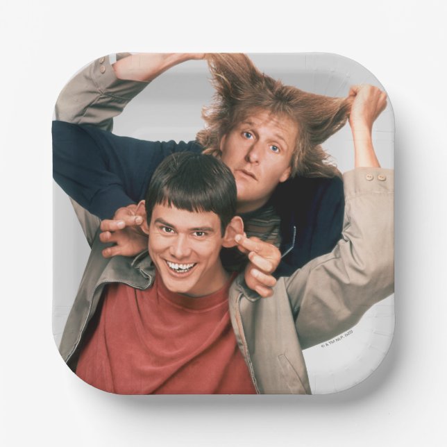 Assiettes En Carton Dumb et Dumb | Lloyd et Harry (Recto)