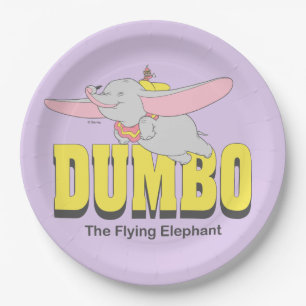 Assiettes En Carton Dumbo l'éléphant volant