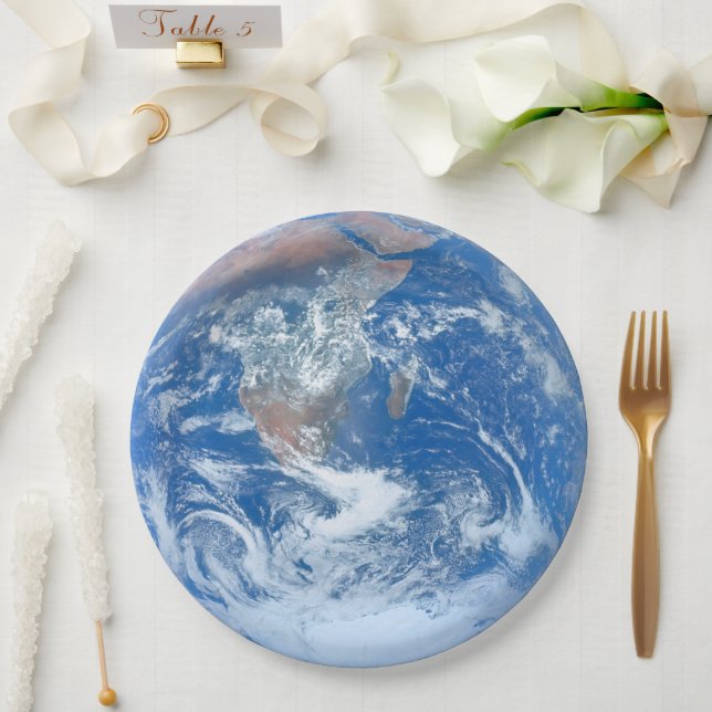 Assiettes En Carton Earth Tableware from the Celestial Collection (Mariage)
