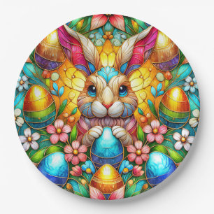 Assiettes En Carton EASTER BUNNY 3D ~ Multicolore ~