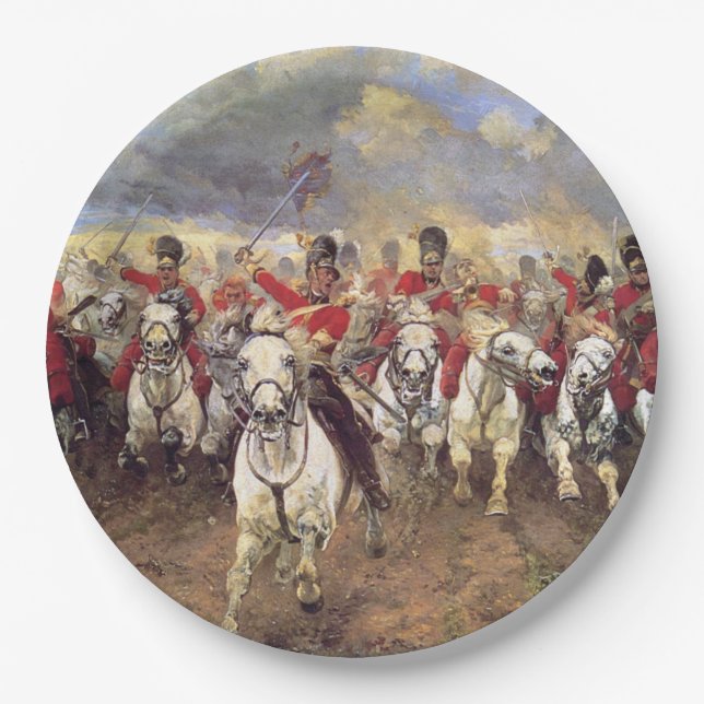 Assiettes En Carton Ecosse Pour Toujours (Officiers De Cavalerie) (Mil (Devant)