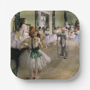 Assiettes En Carton Edgar Degas - Classe Danse
