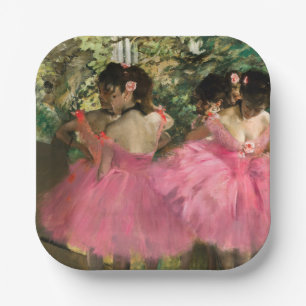 Assiettes En Carton Edgar Degas - Danseurs en rose