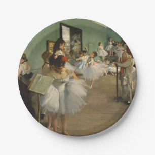 Assiettes En Carton Edgar Degas-La classe de danse 1874