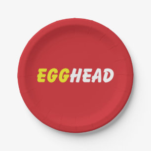 ASSIETTES EN CARTON EGGHEAD