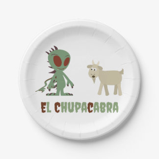 Assiettes En Carton El Chupacabra